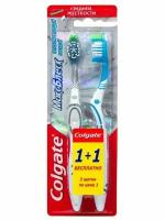 Colgate Зубная щетка макс блеск средней жесткости 1+1 шт