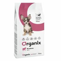 Сухой корм Organix для щенков малых пород с ягненком, 7,5 кг