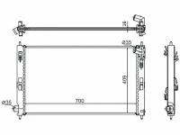 Радиатор Mitsubishi Lancer 1.5/1.8/2.0/2.0d 07-/Asx 10-/Outlander Xl/Citroen C-Crosser/Peugeot 4007 Sat арт. SG-MC0088-07-R