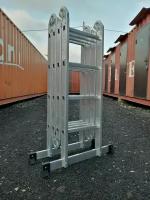 Алюминиевая лестница трансформер 4х4 усиленная Комбат