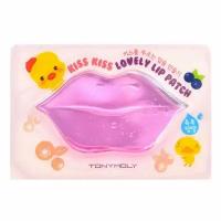 TONYMOLY KISS KISS LOVELY LIP PATCH Гидрогелевые патчи для губ