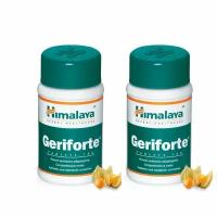 Таблетки Герифорте Хималая (Geriforte Himalaya), антиоксидант, антистресс и адаптогенный тоник, усиление иммунитета, 2х100 таб