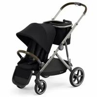 Коляска Cybex Gazelle S TPE с корзиной и дождевиком Deep Black