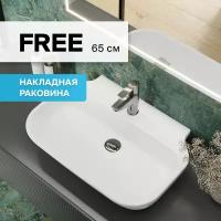 Раковина для ванной CREAVIT FREE (45*65 см) к стене цвет Белый Гарантия 12 лет