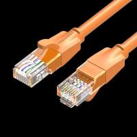 Патч корд метров оранжевый / интернет кабель UTP cat.6 RJ45 Vention Ethernet для свитч, ноутбука WiFi роутера арт. IBEOH