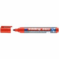Маркер edding 360, для белых досок, круглый наконечник, 1.5-3 мм Красный