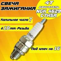 Свеча зажигания для 4Т двигателей NGK 4629 C7HSA для мототехники