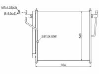 Радиатор Кондиционера Infiniti Qx56/Nissan Armada/Nissan Titan 04- Sat арт. ST-INQ1-394-0