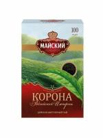 Чай черный крупнолистовой 2 шт по 100 г Майский Корона Российской Империи