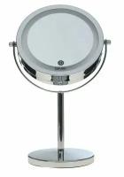 Beurer зеркало косметическое настольное BS55 с подсветкой, серебристый