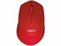 Мышь беспроводная Logitech M280, 1000dpi, Красный 910-004308