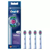 Насадки для зубной щетки Oral-B 3D White, белые, 4 шт