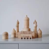 Сборная модель из дерева Храм, 55 элементов