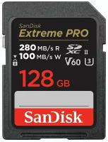 128GB Карта памяти Sandisk Extreme Pro SDXC UHS-II V60 R/W 280/100 MB/s