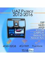 Магнитола TS18Pro UAZ Patriot 2012 - 2016 4+32 GB