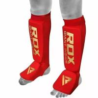 Защита голени и стопы RDX Hosiery Shin Instep Foam р. M, красный