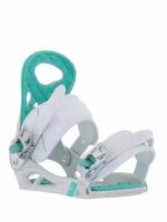 Крепления для сноуборда NIDECKER ELA White/Mint (US: XS)