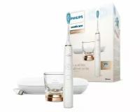 Электрическая звуковая зубная щетка Philips Sonicare DiamondClean 9000 HX9911/94,, белый/розовый