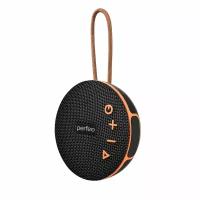 Perfeo Bluetooth-колонка "POP" FM, MP3 microSD/USB, AUX in, TWS, мощность 6Вт, 1200mAh, черная [PF_B4910]