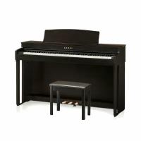 Kawai cn301r цифровое пианино с банкеткой, 88 клавиш, механика rh iii, 45 тембров, 256 полифония