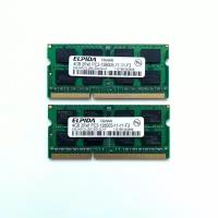 оперативная память ELPIDA DDR3 4GB 1600Мгц 2Rx8 PC3-12800S 1.5v SODIMM для ноутбука