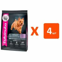 EUKANUBA ADULT SMALL BREED для взрослых собак маленьких пород с птицей (3 кг х 4 шт)