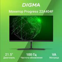 Монитор 21.5" Digma Progress 22A404F, 1920х1080, 100 Гц, VA, черный (dm22vb03)