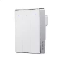 Умный выключатель трехклавишный с нулевой линией Xiaomi Linptech Glass Panel Smart Switch E1 Zero Fire Three Button White (QE1GDB-W3 MI)