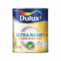 Краска Dulux Ultra Resist Кухня и Ванная полуматовая BW белая 1л