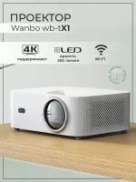 Проектор портативный Wanbo X1, 250 ANSI люмен, разрешение 1280*720 (WB-TX1)