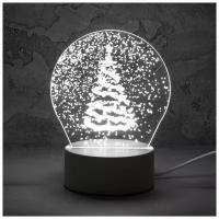Светильник декоративный Energy EN-NL 24 3D елочка и снег