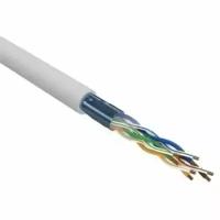 REXANT (02-0025 )Кабель витая пара F/UTP, CAT 5e, PVC, 4х2х0,52 мм, 24AWG, INDOOR, SOLID, серый, 305 м