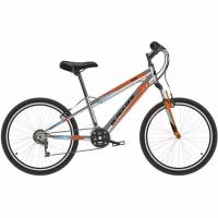 Детский велосипед Black One Ice20" серебристый/оранжевый/голубой 10"