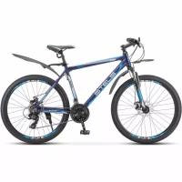 Горный велосипед Stels 26" Navigator 620 MD V010 (рама 14) (ALU рама) тёмный-синий