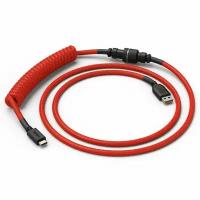 Кабель для клавиатуры Glorious Coiled Cable Crimson Red