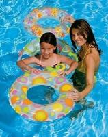 Круг надувной INTEX Lively Print Swim Rings Ананасы 3-6лет 51 см