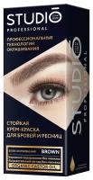 Краска для бровей Studio Professional Краска для бровей и ресниц Стойкая