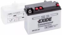 Аккумулятор для мотоцикла и скутера Exide Conventional 6V 12 А/ч 100 А прям. пол. с/зар. с эл. 6N12A-2D (155х55х115) 3MT-12