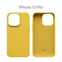 Силиконовый чехол Commo Shield для iPhone 13 Pro с Magsafe, желтый