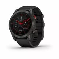 Умные часы Garmin epix (Gen 2) Sapphire Editions 47 мм GPS (010-02582-11), Black Titanium