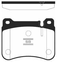 Sp2329_колодки дисковые передние! mb w203s203cl203 1.8-3.5i2.2-3.0cdi 02>, SANGSIN BRAKE SP2329 (1 шт.)