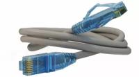 Сетевой кабель Hyperline UTP cat.6 1.5m Grey PC-LPM-UTP-RJ45-RJ45-C6-1.5M-LSZH-GY