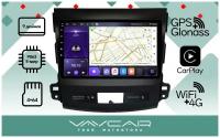 Штатная Магнитола для CITROEN C-Crosser 2007-2011 VAYCAR 09VP4 (Android 10.0, QLED 1280x720, 4 + 64, 8 ядер, 4G + Wi-Fi)