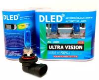 Автомобильная лампа H10 8000K DLED "Ultra Vision" (комплект 2 лампы)