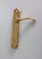 Дверная ручка на планке Сasa de Bronces сантехническая(золото)