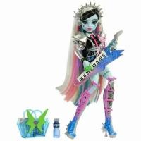Кукла Монстр Хай Френки Штейн Рок-звезда Monster High Amped Up Frankie Stein Rockstar HNF84