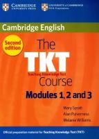 The TKT (Teaching Knowledge Test) Course Modules 1, 2 and 3 Курс для подготовки к TKT модули 1, 2, 3