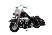 Модель металлического мотоцикла Harley Davidson Road King, черный, длина 40 см