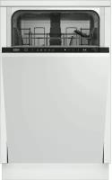 Встраиваемая посудомоечная машина Beko BDIS15021, 45 см, белый