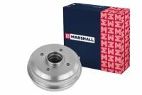 Тормозной барабан задний MARSHALL M1900908 для Peugeot 106 I, II 91-; Peugeot 206 98- // кросс-номер TRW DB4159 // OEM 424735; 424744; 95659622